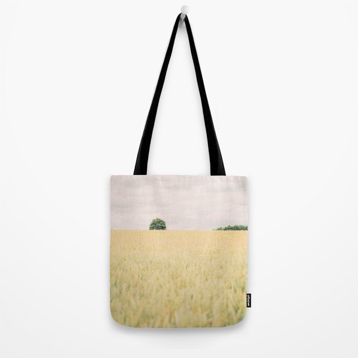 Rural Countryside Field Landscape With Tree Tote Bag Gallery Image 2