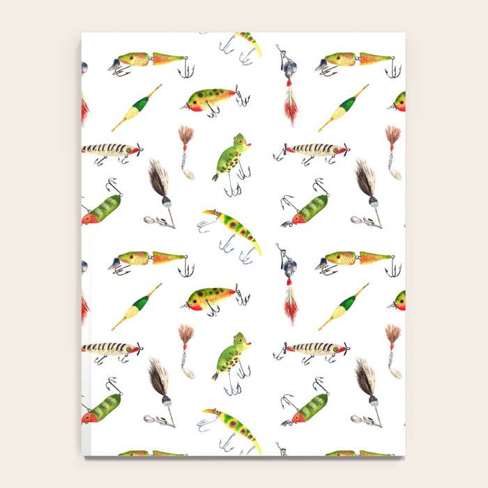 Vintage Fishing Lures Notebook Gallery Image 4