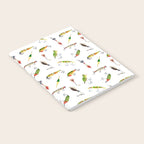 Vintage Fishing Lures Notebook Gallery Image 2