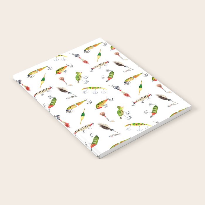 Vintage Fishing Lures Notebook Gallery Image 2