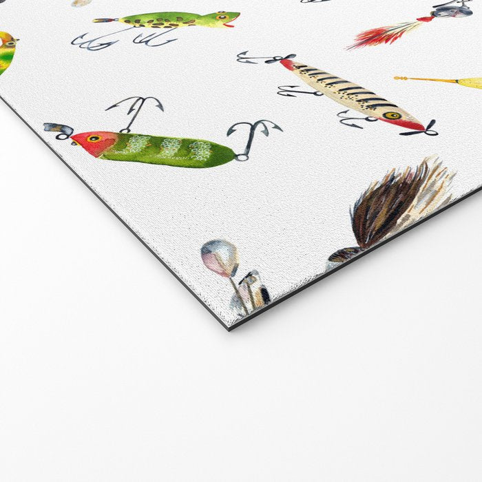 Vintage Fishing Lures Welcome Mat Gallery Image 2