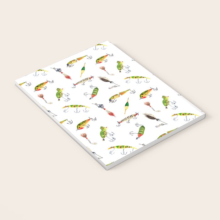 Vintage Fishing Lures Notebook Gallery Image 3