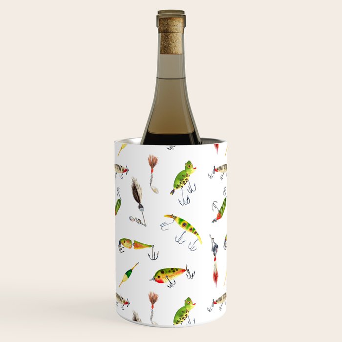 Vintage Fishing Lures Wine Chiller Gallery Image 3