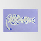Periwinkle Cheetah Rug Gallery Image 2