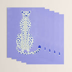 Periwinkle Cheetah Wrapping Paper Gallery Image 3