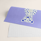 Periwinkle Cheetah Wrapping Paper Gallery Image 2