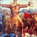 American Masterpiece, Abolitionist John Brown, Tragic Prelude American West portrait painting by John Steuart Curry Coffee Mug Gallery Image 2
