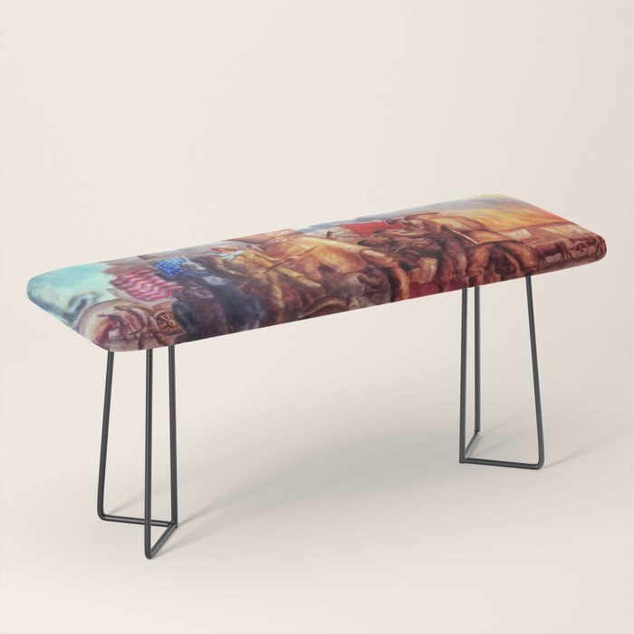 American Masterpiece, Abolitionist John Brown, Tragic Prelude American West portrait painting by John Steuart Curry Bench Gallery Image 1