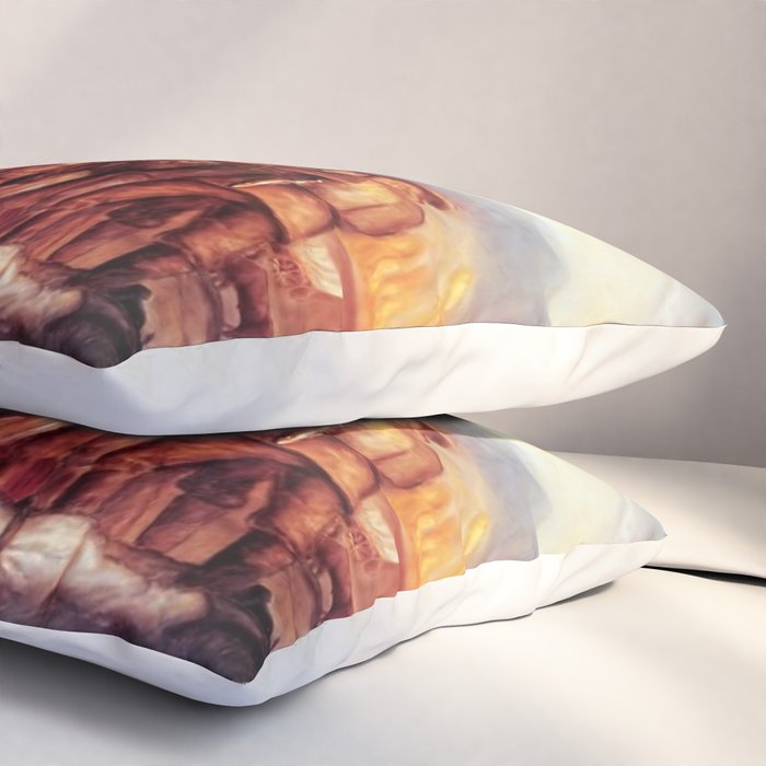 American Masterpiece, Abolitionist John Brown, Tragic Prelude American West portrait painting by John Steuart Curry Pillow Sham Gallery Image 3