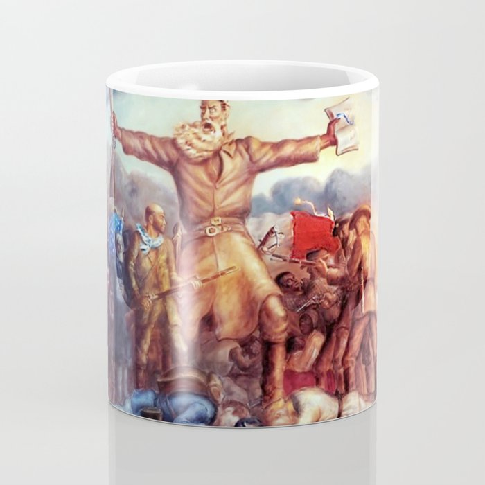 American Masterpiece, Abolitionist John Brown, Tragic Prelude American West portrait painting by John Steuart Curry Coffee Mug Gallery Image 4