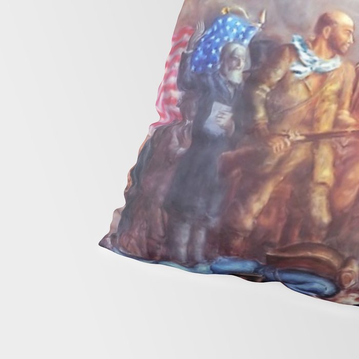 American Masterpiece, Abolitionist John Brown, Tragic Prelude American West portrait painting by John Steuart Curry Pillow Sham Gallery Image 4