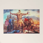 American Masterpiece, Abolitionist John Brown, Tragic Prelude American West portrait painting by John Steuart Curry Welcome Mat Gallery Image 1