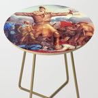 American Masterpiece, Abolitionist John Brown, Tragic Prelude American West portrait painting by John Steuart Curry Side Table Gallery Image 2