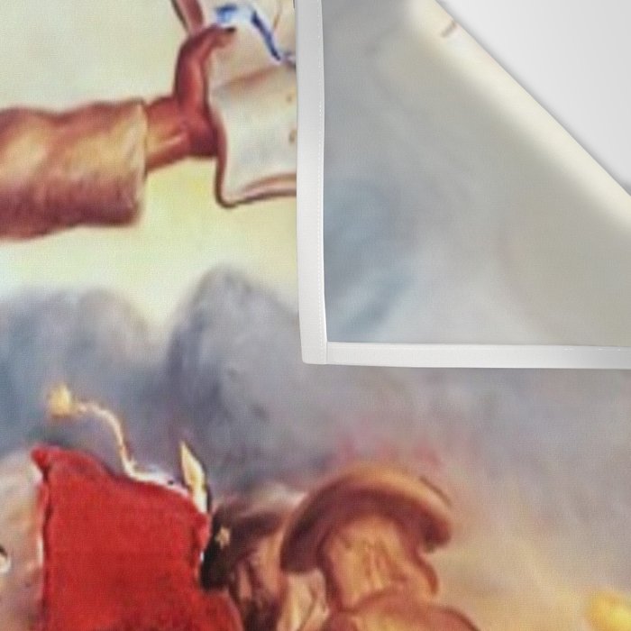 American Masterpiece, Abolitionist John Brown, Tragic Prelude American West portrait painting by John Steuart Curry Wall Tapestry Gallery Image 3
