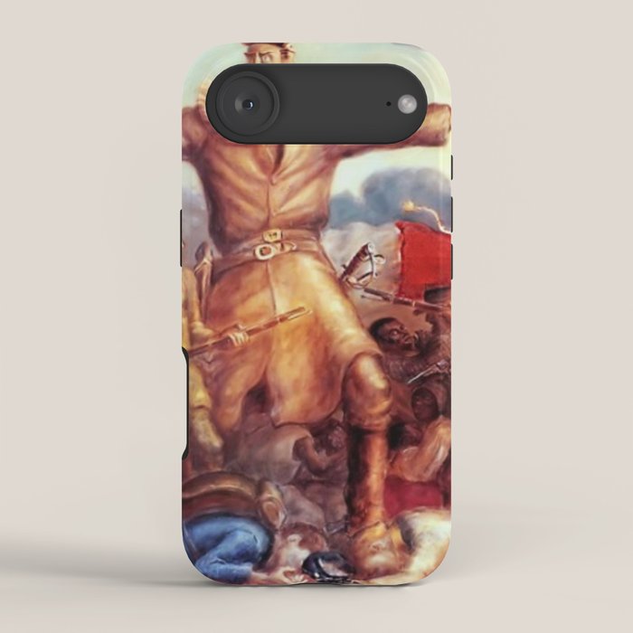 American Masterpiece, Abolitionist John Brown, Tragic Prelude American West portrait painting by John Steuart Curry iPhone Case Gallery Image 2