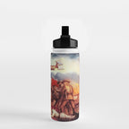 American Masterpiece, Abolitionist John Brown, Tragic Prelude American West portrait painting by John Steuart Curry Water Bottle Gallery Image 2