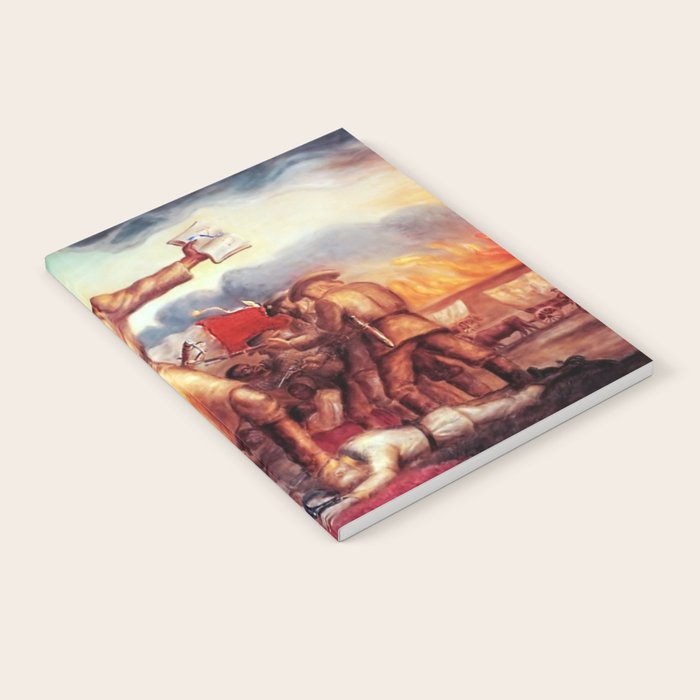 American Masterpiece, Abolitionist John Brown, Tragic Prelude American West portrait painting by John Steuart Curry Notebook Gallery Image 2