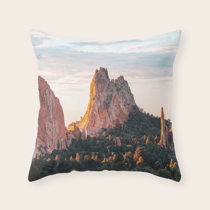 Southwestern Colorado Springs Throw Pillow Gallery Image 6