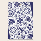 Mexican Talavera Blue Tiles Pattern by Akbaly Cutting Board Gallery Image 1