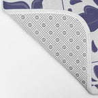 Mexican Talavera Blue Tiles Pattern by Akbaly Bath Mat Gallery Image 2