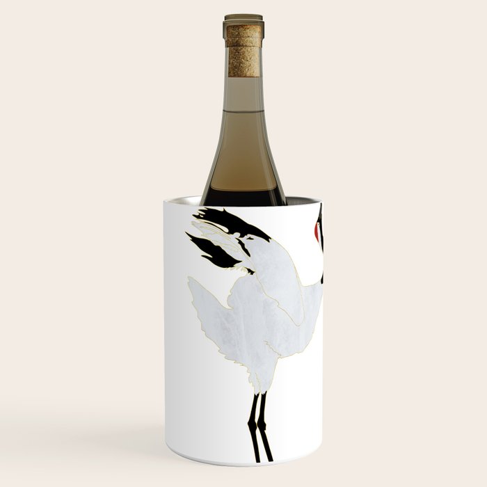 Cranes Dancing Wine Chiller Gallery Image 2