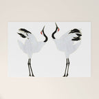 Cranes Dancing Welcome Mat Gallery Image 1