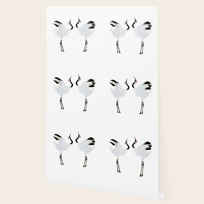 Cranes Dancing Wallpaper Gallery Image 2