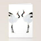 Cranes Dancing Stationery Card Gallery Image 2