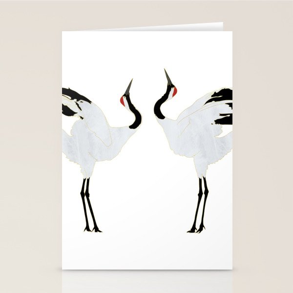 Cranes Dancing Stationery Card Gallery Image 2