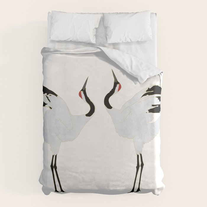 Cranes Dancing Duvet Cover Gallery Image 6