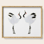 Cranes Dancing Serving Tray Gallery Image 1