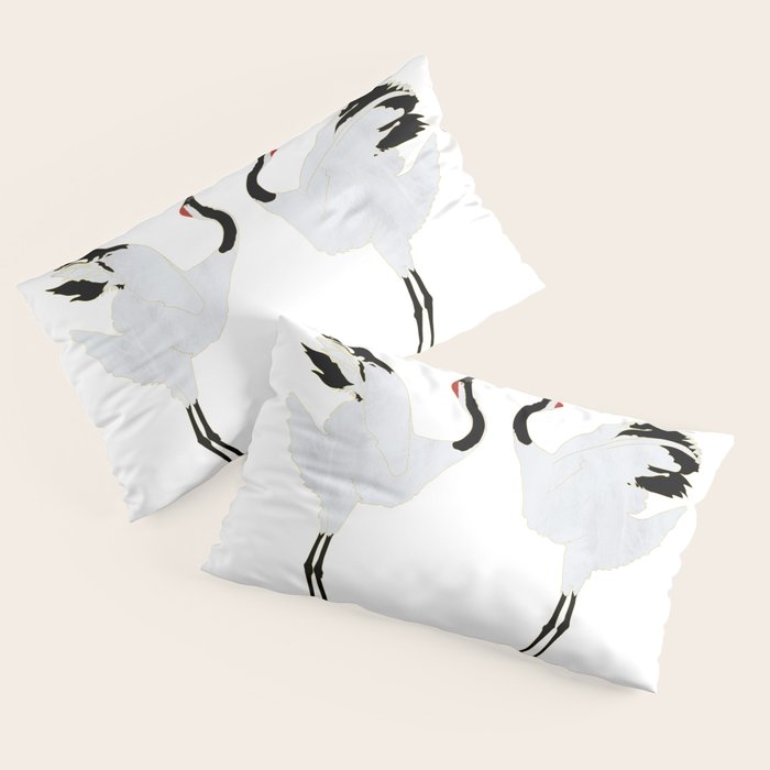 Cranes Dancing Pillow Sham Gallery Image 2
