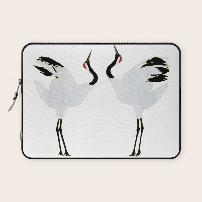 Cranes Dancing Laptop Sleeve Gallery Image 1