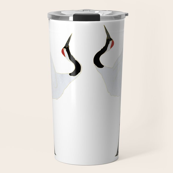 Cranes Dancing Travel Mug Gallery Image 1