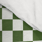 Mini Mini Check Pattern in Green  Comforter Gallery Image 4