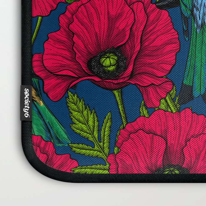 Bee eaters and poppies  Laptop Sleeve Gallery Image 3