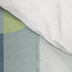 City life facade blue teal Comforter Gallery Image 4