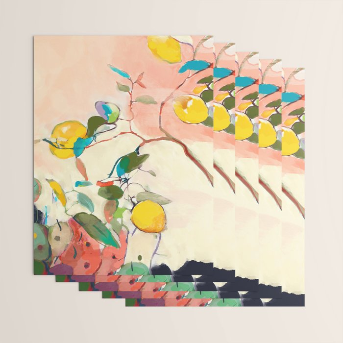 lemon tree Wrapping Paper Gallery Image 3