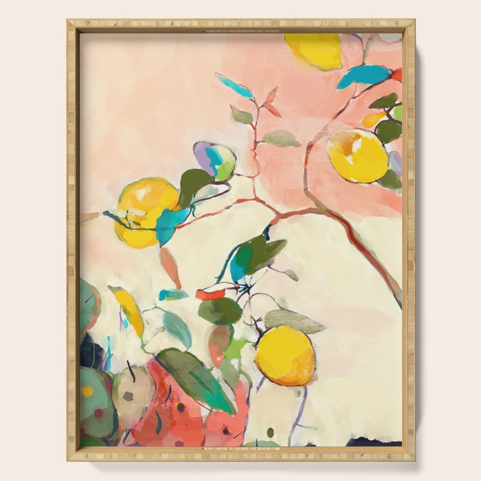 lemon tree Serving Tray Gallery Image 1