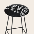 Eat Well, Travel Often Stool Gallery Image 2