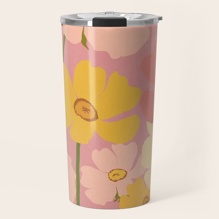 Flower Market - Ranunculus #2 Travel Mug Gallery Image 1