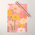 Flower Market - Ranunculus #2 Wrapping Paper Gallery Image 1