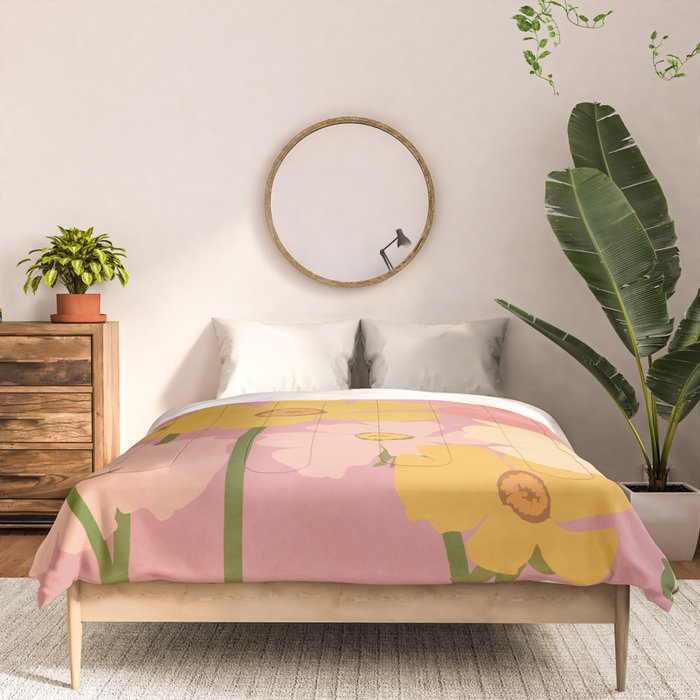 Flower Market - Ranunculus #2 Comforter Gallery Image 3