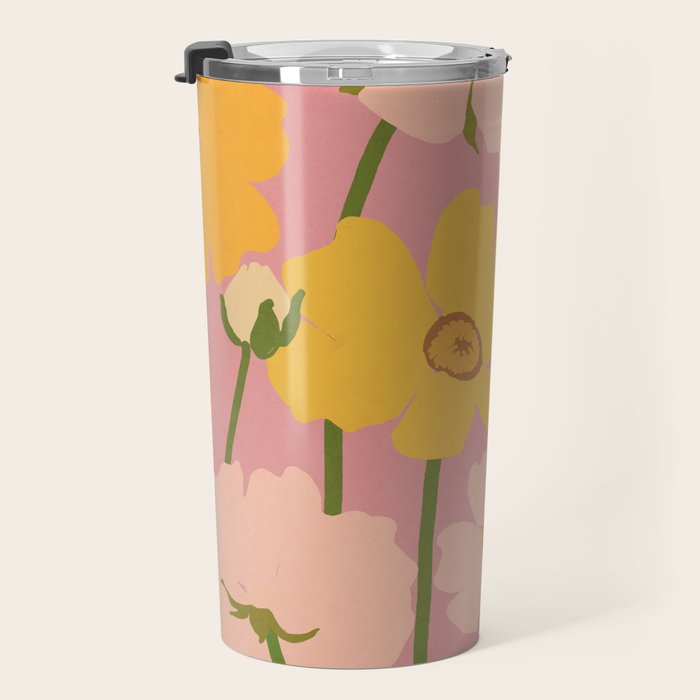 Flower Market - Ranunculus #2 Travel Mug Gallery Image 3