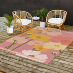 Flower Market - Ranunculus #2 Outdoor Rug Gallery Image 2