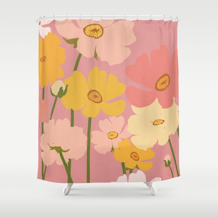 Flower Market - Ranunculus #2 Shower Curtain Gallery Image 1