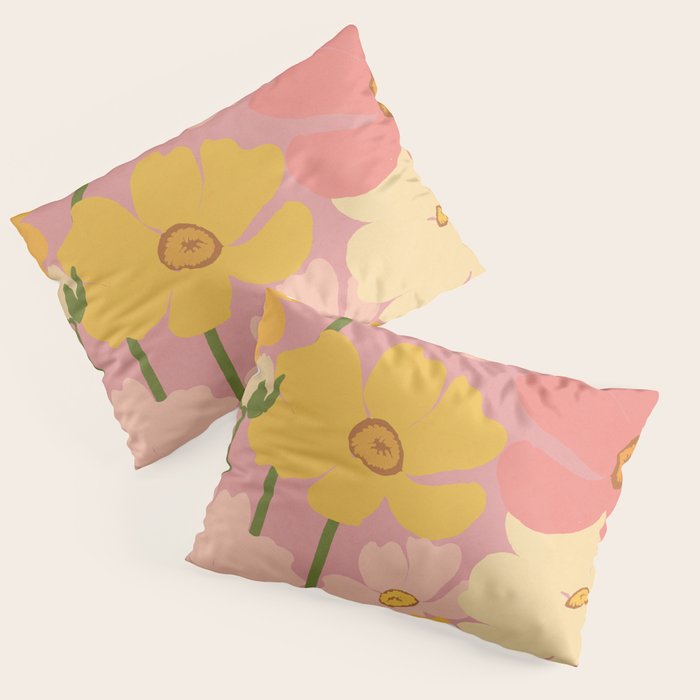 Flower Market - Ranunculus #2 Pillow Sham Gallery Image 1