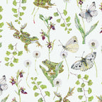Spring Frogs and Orchids - Light Green Coffee Mug Gallery Image 2