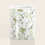 Spring Frogs and Orchids - Light Green Coffee Mug Gallery Image 4