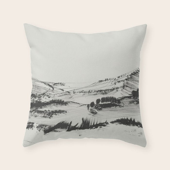 Vintage Hills Throw Pillow Gallery Image 1